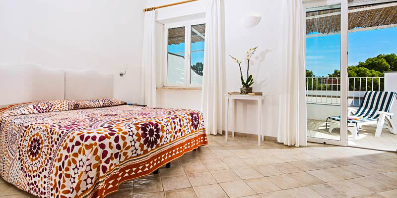 Room at Hotel La Tosca, Capri. (Photo by TK)