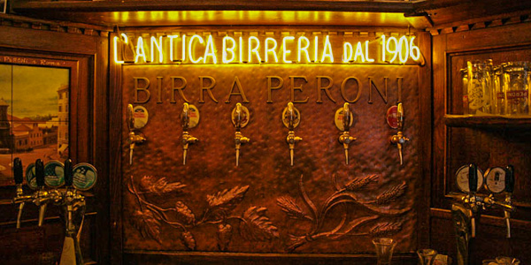 Birreria Peroni Restaurant in Rome, Italy