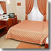 A room at the Hotel Smeraldo in Rome