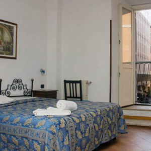 A room at the Hotel Albergo Sole al Biscione, Rome