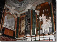 Bernini's Cornaro Chapel in Rome's Santa Maria della Vittoria. (Photo by Nina Aldin Thune)