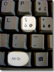 How to get an @ on a foreign keyboard