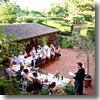 Dinner at the Villa Rosa in Boscrotondo, a hotel in the Chianti hills of Tuscany near Florence