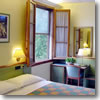 A room at the Hotel Casci in Florence, Italy