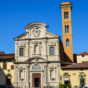 The church of Ognissanti, Florence. (Photo by Richard Mortel)