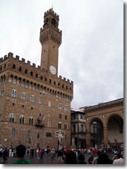 The Palazzo Vecchio in Florence