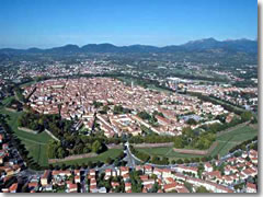 Lucca seen from the air