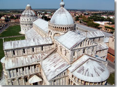 Fabulous views from the top of the Leaning Tower of Pisa