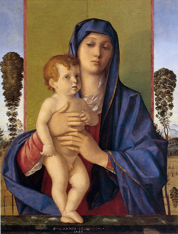 Madonna degli Alberetti by Giovanni Bellini (1487)