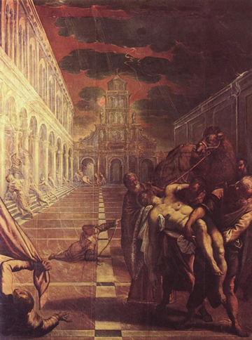The Stealing of St. Mark by Jacopo Tintoretto in Venice's Accademia Galleries