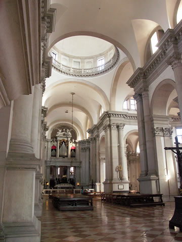 The interior of San Giorgio Maggiore, Venice