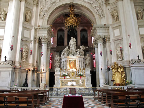 The high altar of Santa Maria della Salute, Venice